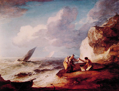 Rocky Coastal Scene Thomas Gainsborough